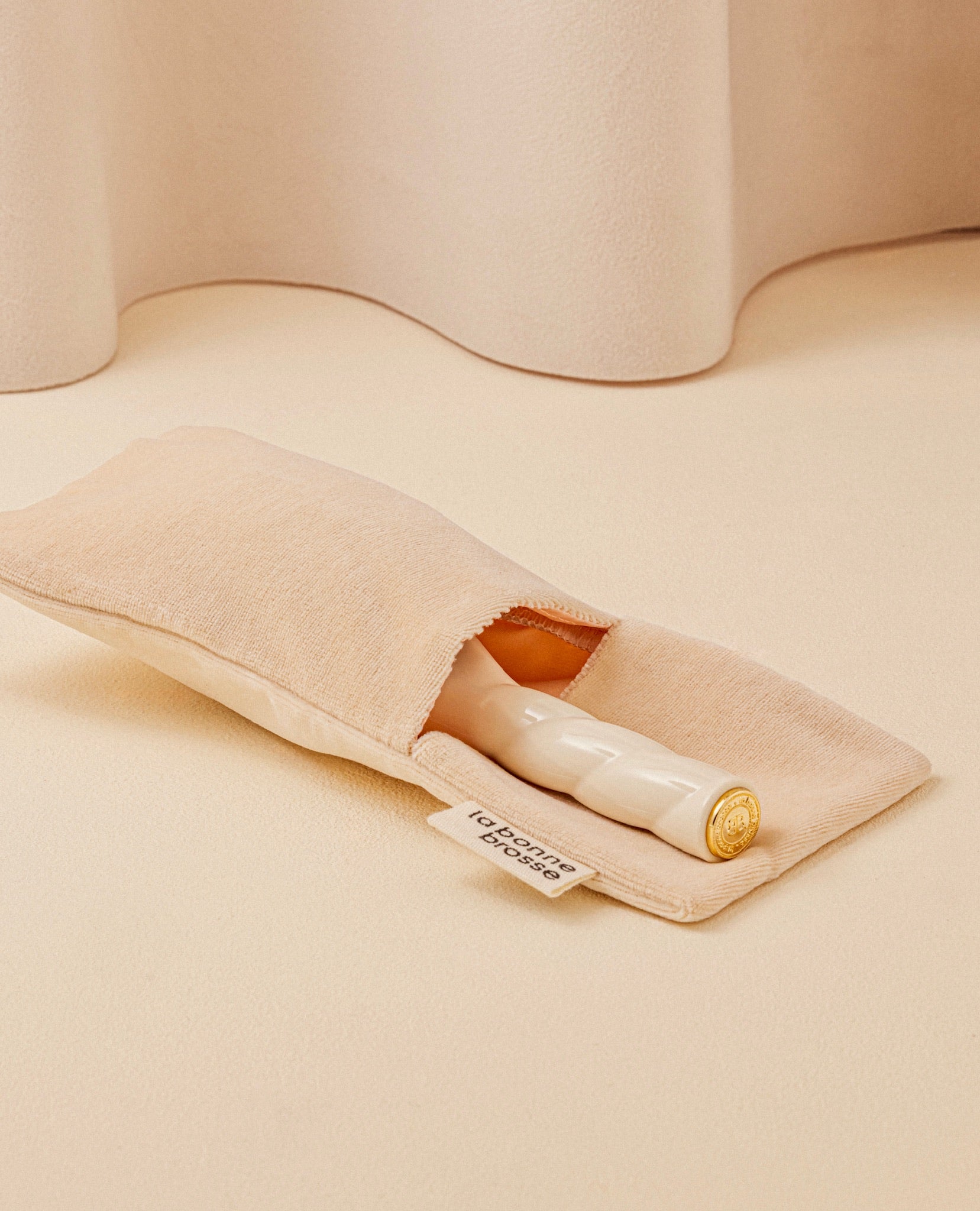 La Pochette "Brosse Bébé" Blanc Crème