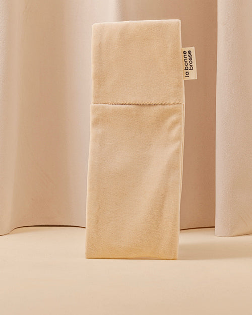 La Pochette "Brosse Ronde" Blanc Crème